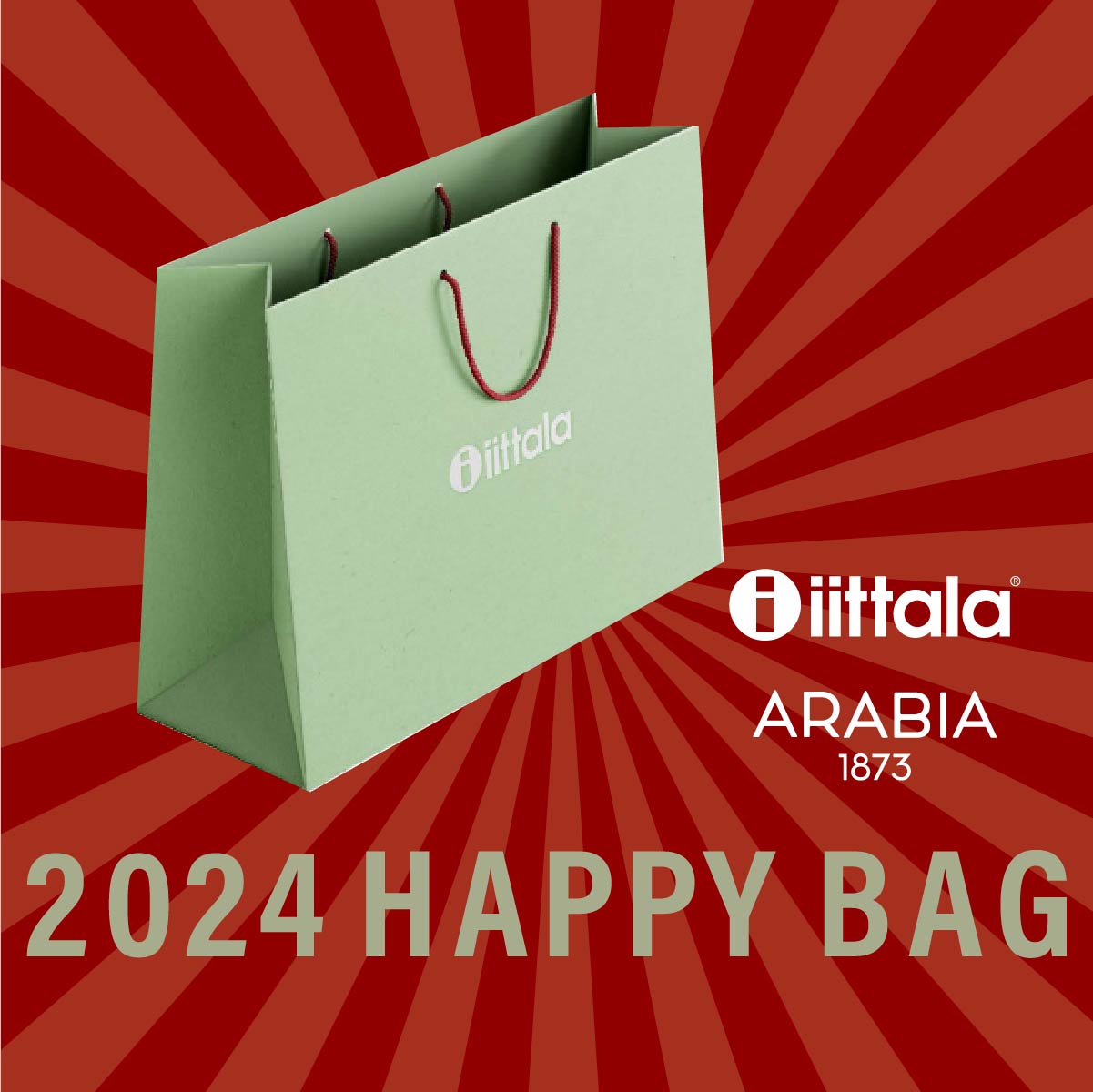 【iittala/ARABIA 2024 HAPPY BAG 】引渡し＆当日販売開始！
